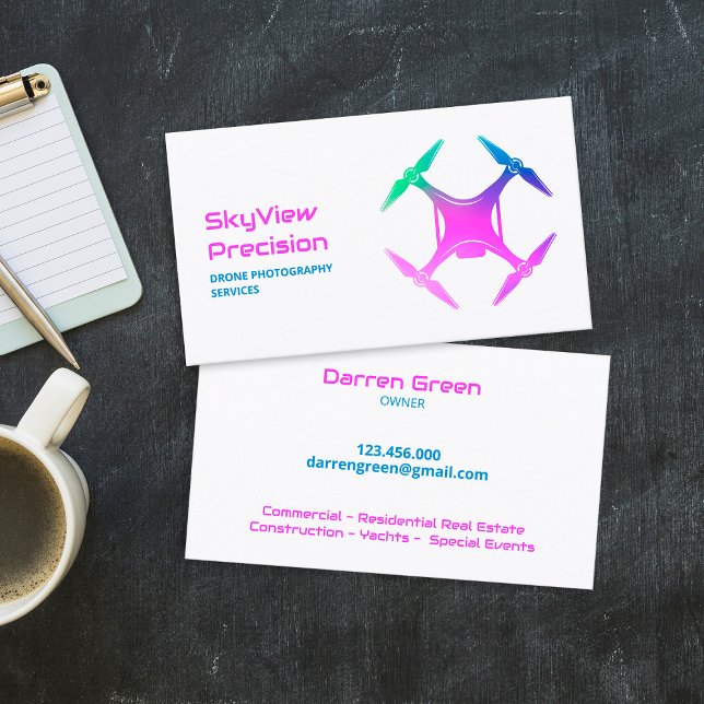 Drone UAV Visitkort (Drone UAV Business Cards)