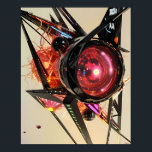 Drone Watch Poster<br><div class="desc">Drone Watch. 2025,  Ken Gage. Digital konst: popsurrealism.</div>