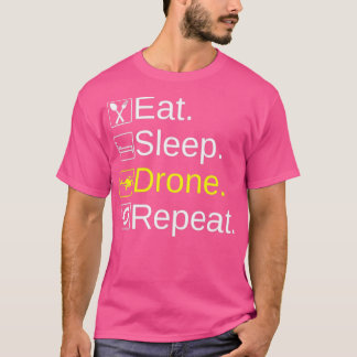 DroneBae Eat-viloläge Upprepa, Perfekt Drone Gi T Shirt