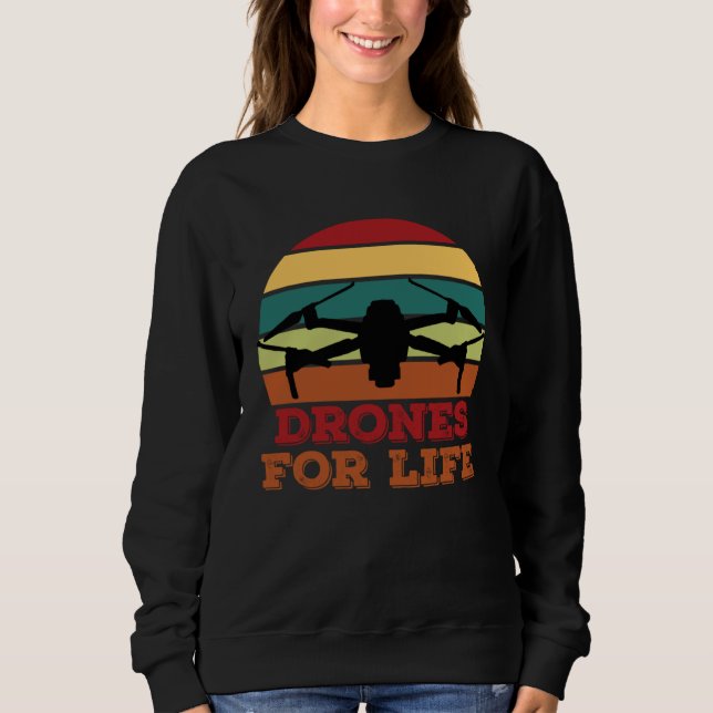 Drones For Life   Men T Shirt (Framsida)