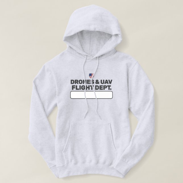 Drones & UAV Flight Dept.™ Huva Hoodie (Design framsida)