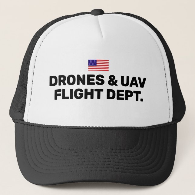 Drones & UAV Flight Dept.™ Truckerkeps (Framsida)
