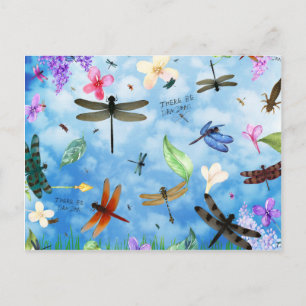 Dronfly art nola kelsey vykort