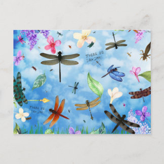 Dronfly art nola kelsey vykort