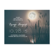 Dronfly fullt måne night & cattails spara datumet