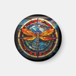 Dronfly nedfläckad glass magnet