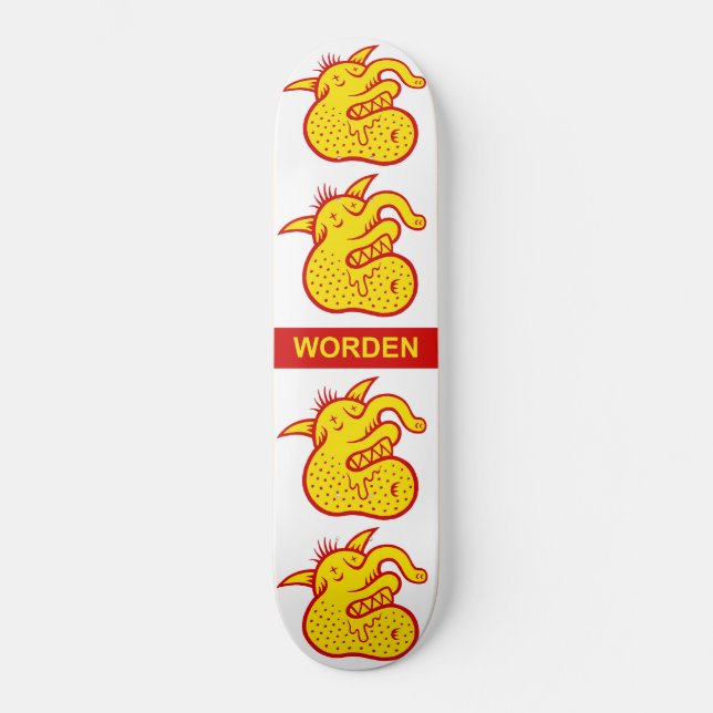 Drool Board Mini Skateboard Bräda 18,7 Cm (Framsida)
