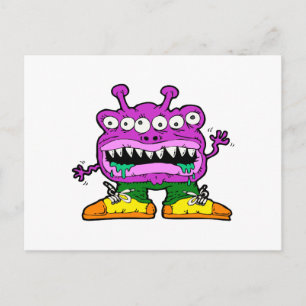 Drooling Alien Vykort
