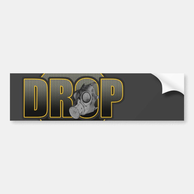 DROP DnB Trumma&Bass dubstep Jungle Hardstyle DJ Bildekal (Framsidan)