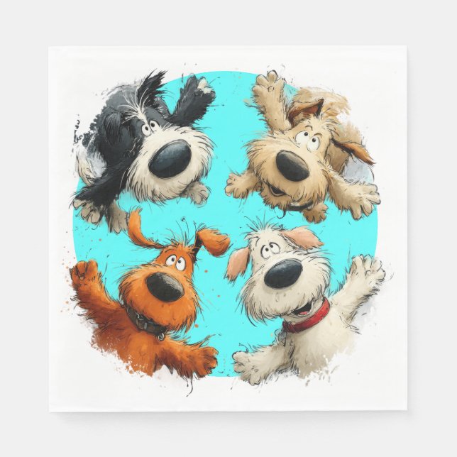 DROP IN TILLFÄLLEN eller Helgdag Pappersservett (Framsidan)