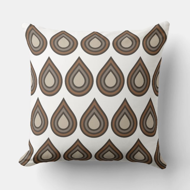 Drop Layered Artwork Throw Pillow Kudde (Framsida)