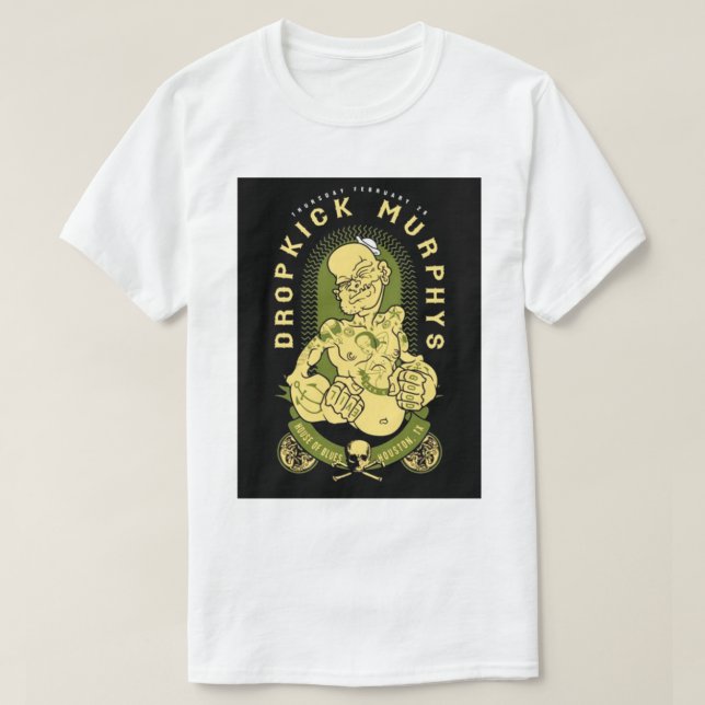 Dropkick art Dropkick Popeye Dropkick Blues T Shirt (Design framsida)