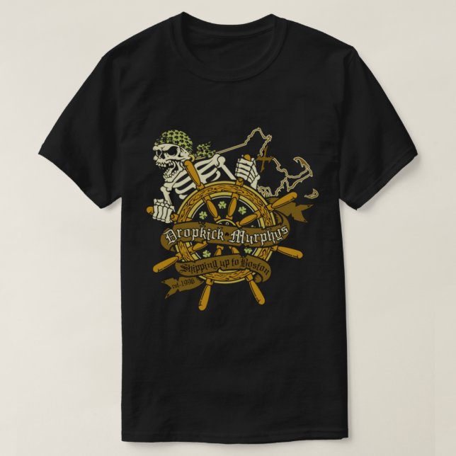 Dropkick murphys band internationell från America T Shirt (Design framsida)