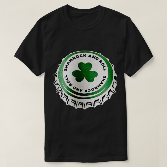 Dropkick Murphys Shamrock and Roll 1996 T Shirt (Design framsida)