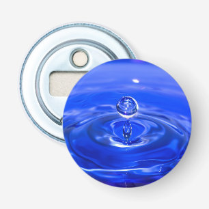 Droplet coola Blue Vatten Flasköppnare