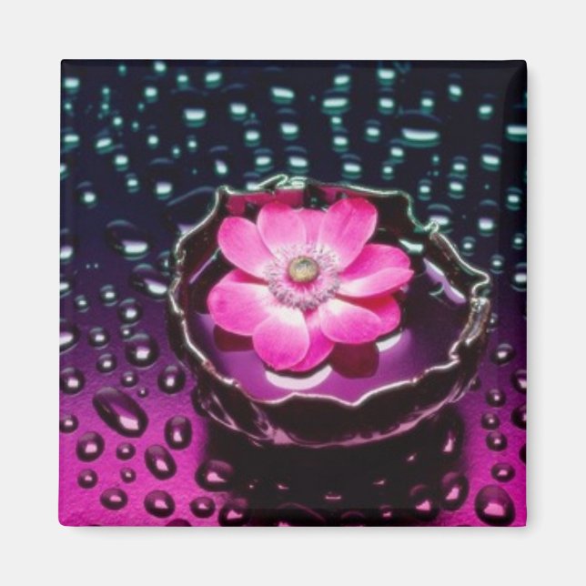 Droplet-filer för blommigt magnet (Framsidan)