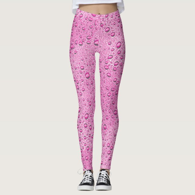 droplet shock rosa vatten leggings (Framsida)