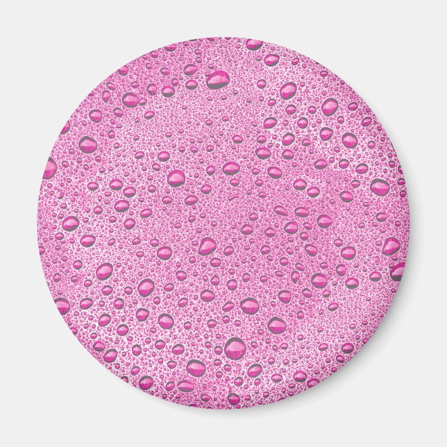 droplet shock rosa vatten magnet (Framsidan)