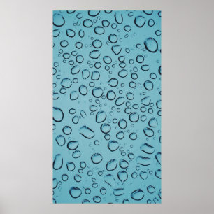 Droplet vatten poster