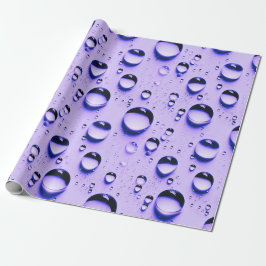 Droplet vatten presentpapper