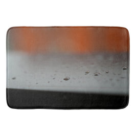 Droplet vatten vid Mörk Yta Bath Mat Badrumsmatta