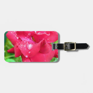 Droplets på Petals luggage-tagg Bagagebricka