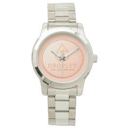 Droplyt Golf Aura Logo Damklocka Armbandsur