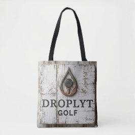 Droplyt Golf Farmhouse Logotyp Toteväska Tygkasse