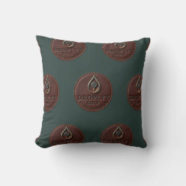 Droplyt Golf Rustic Logotyp Kastkudde Kudde