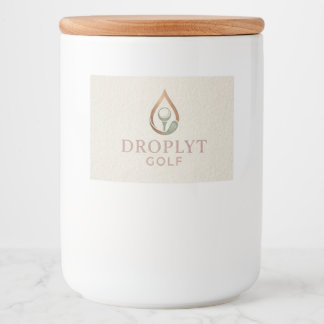 Droplyt Golf Signaturdekal Mat Etiketter