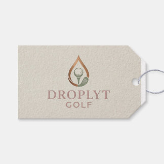Droplyt Golf Signature Gift Tag Presentetikett