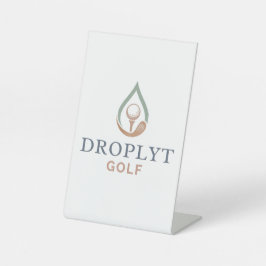 Droplyt Golf Signature Piedestal skylt