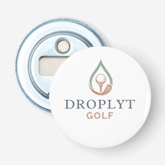 Droplyt Golf Signaturknapp Flasköppnare
