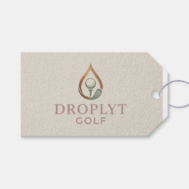 Droplyt Golf Signaturpresentetikett Presentetikett