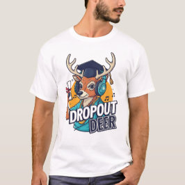 Dropout Hjort - Kanye Väster Inspired Hip hop Teck T Shirt