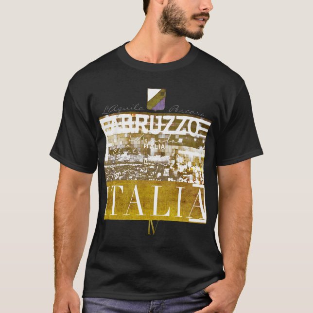 dropp - Abruzzo, italia T-shirt (Framsida)
