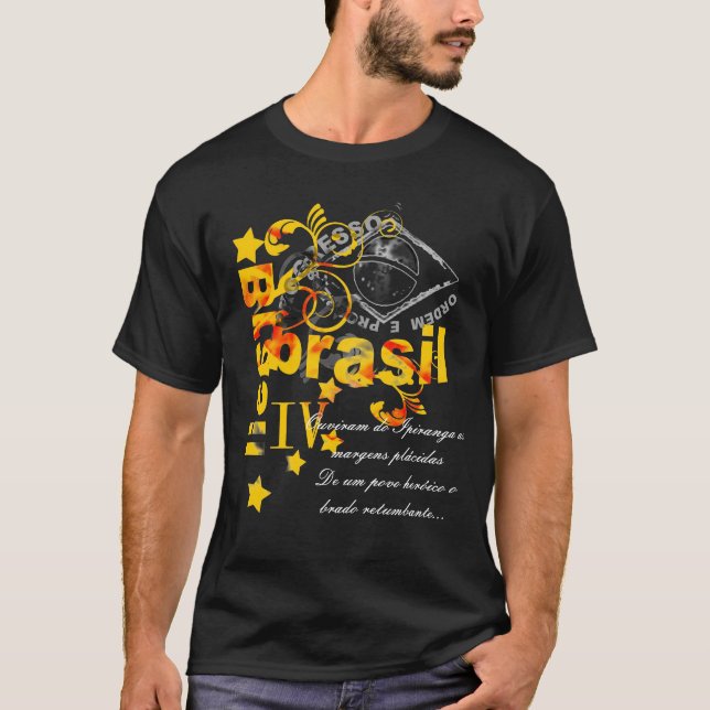 dropp BRASIL - mörk T-shirt (Framsida)