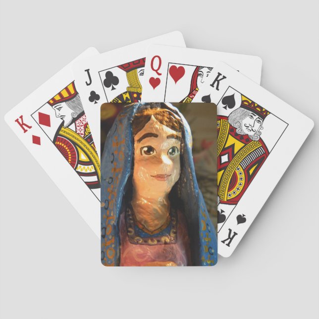 dropp för dam Mary Spel Kort (Baksidan)