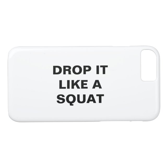 DROPPA DET SOM EN SQUAT iphone case Case-Mate iPhone Skal (Baksida (horisontal))