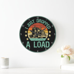 Droppade en last, Trucker-relaxering Stor Klocka