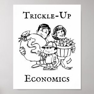Droppande-Uppnationalekonomi Poster