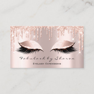 Droppandear för glitter för snärtar för ögonf visitkort