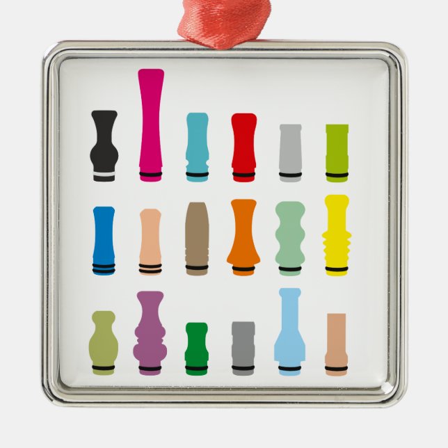 Droppandespetsstilar Julgransprydnad Metall (Framsidan)