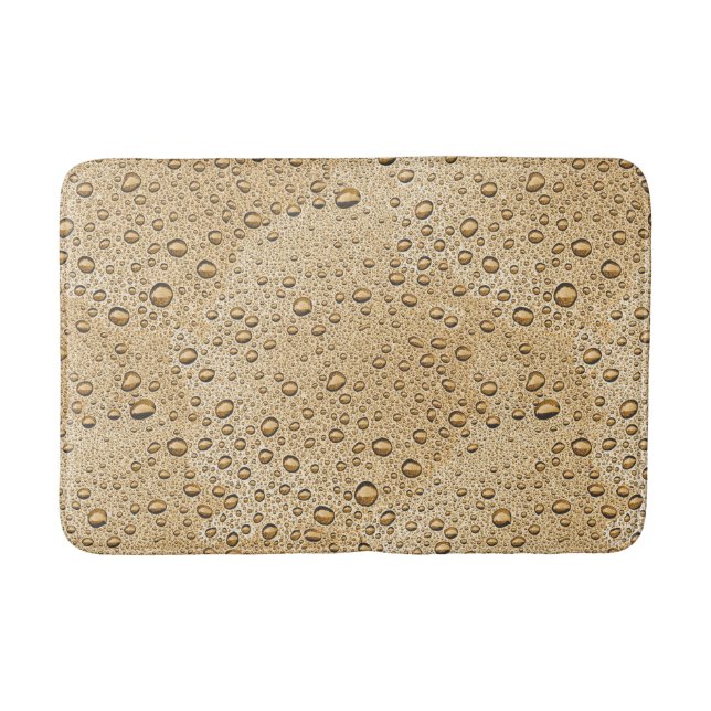 droppar av guld vatten badrumsmatta (Framsidan)