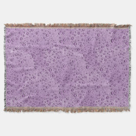 Droppar av lila vatten filt