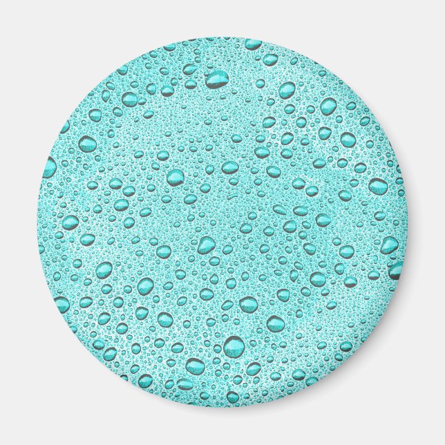Droppar från Aquamarine vatten Magnet (Framsidan)