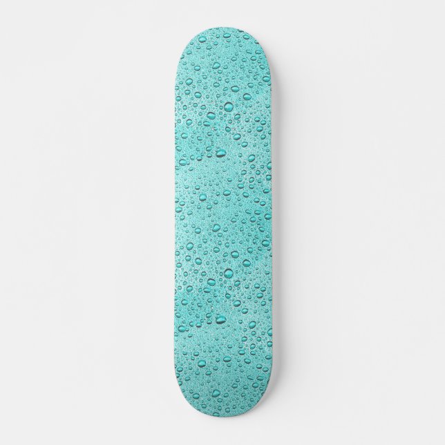 Droppar från Aquamarine vatten Mini Skateboard Bräda 18,5 Cm (Framsida)