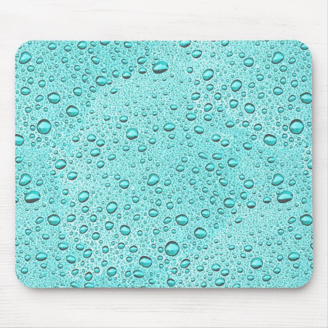Droppar från Aquamarine vatten Musmatta (Framsidan)