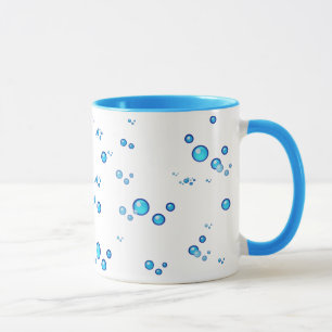 Droppar från vatten mugg