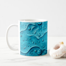 Droppar i havet mönster kaffemugg